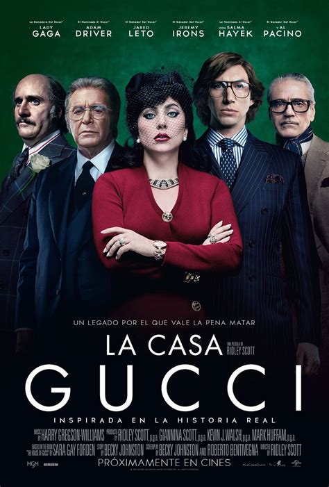 gucci película reparto|la casa gucci pelicula completa.